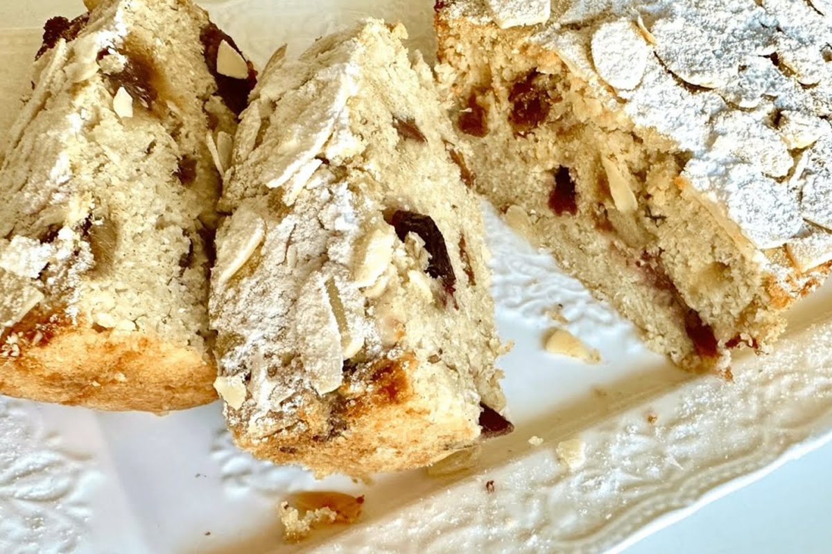 Plumcake mele e mandorle: senza farina, burro e zucchero!