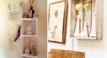 Mensole shabby chic: arreda la casa con stile ma riciclando