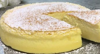 Torta giapponese fluffy con SOLO 3 INGREDIENTI