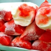 Gelatini panna e fragola senza gelatiera: facilissimi e golosi!