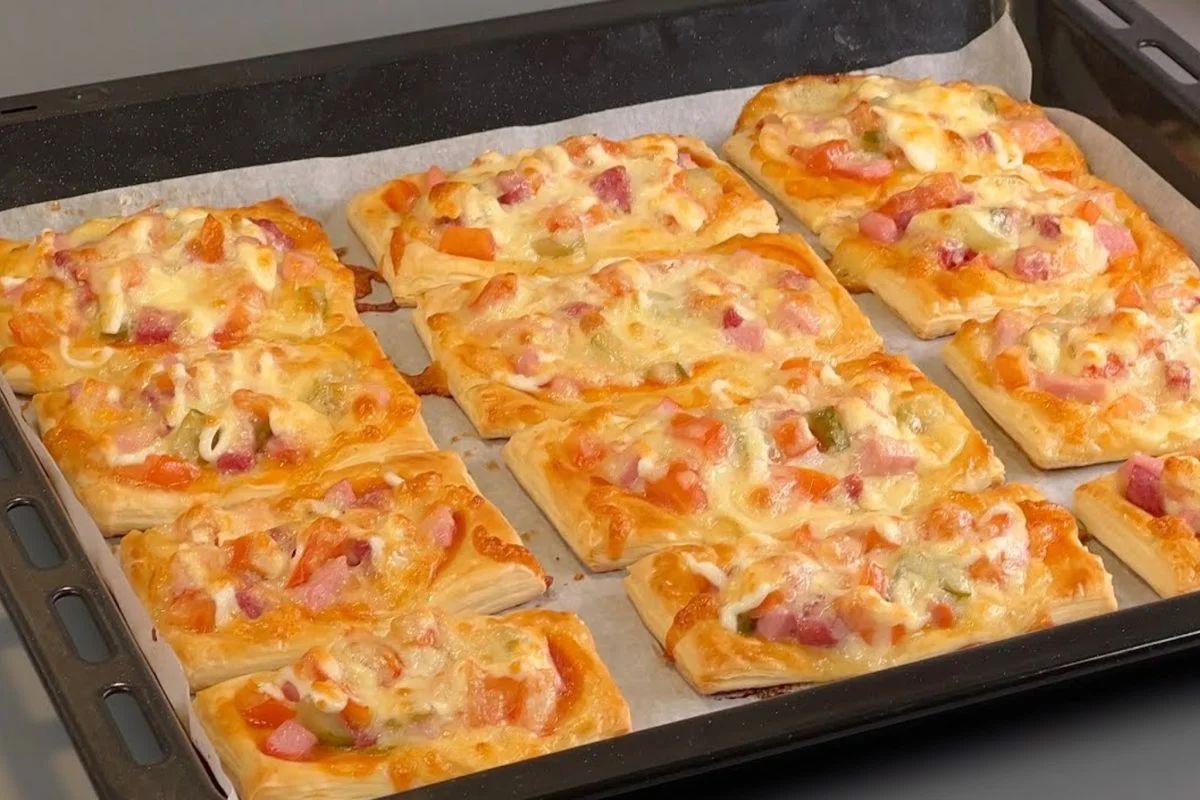 Canapés mit Blätterteig