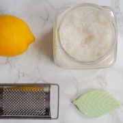 Limone e sapone grattugiato