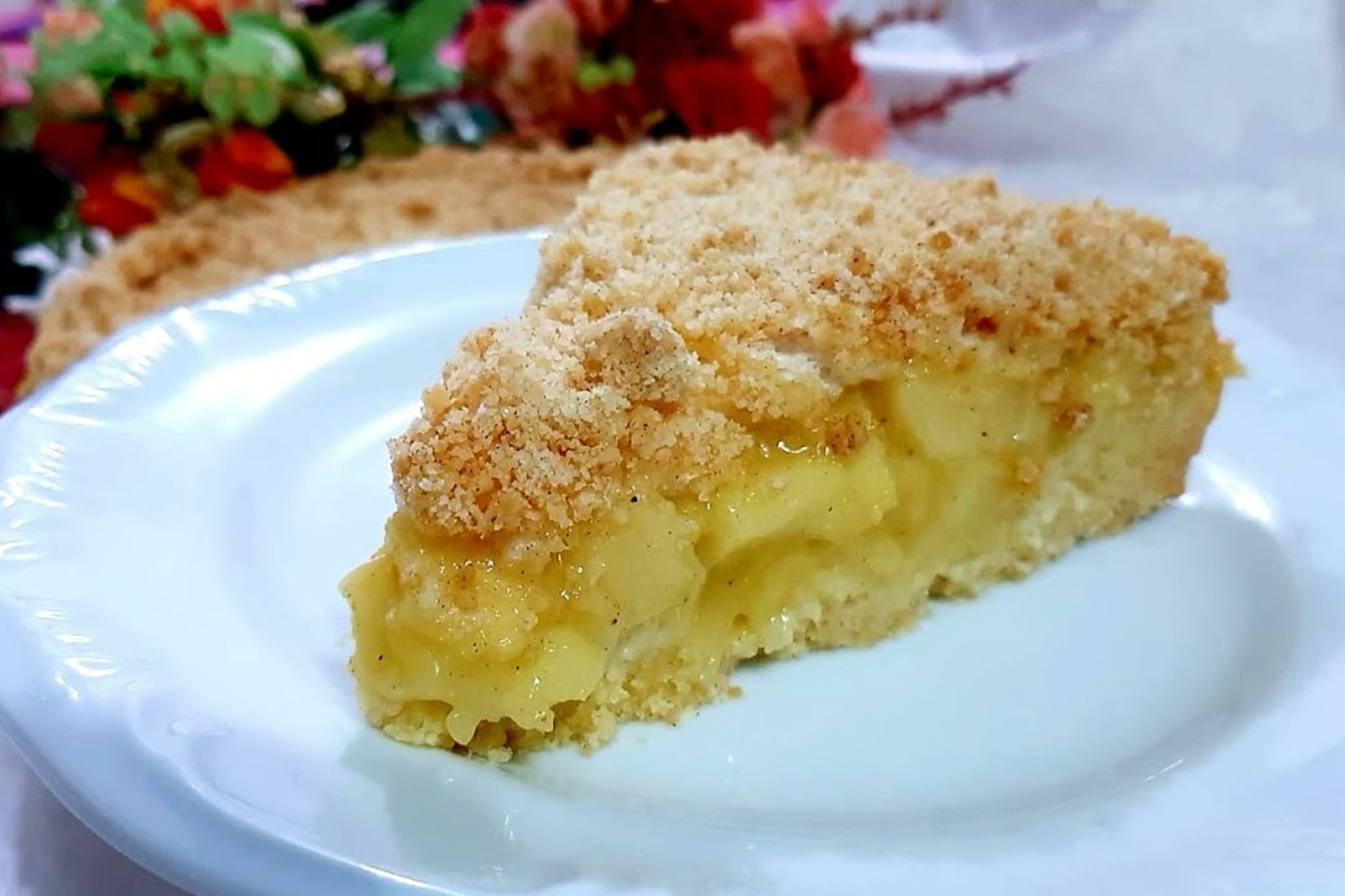 torta di mele meringata