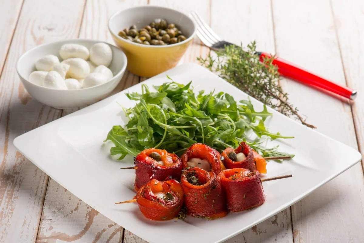 Preparo questi involtini in agrodolce, se hai dei peperoni li fai in lampo!