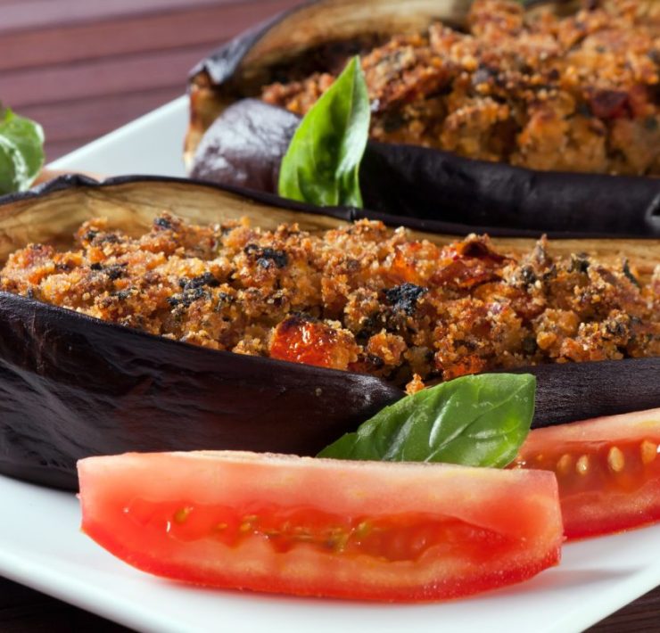 Melanzane Vegetariane Ripiene E Gratinate 