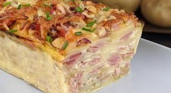 Torta salata di patate e prosciutto: un grande classico, ma senza farina