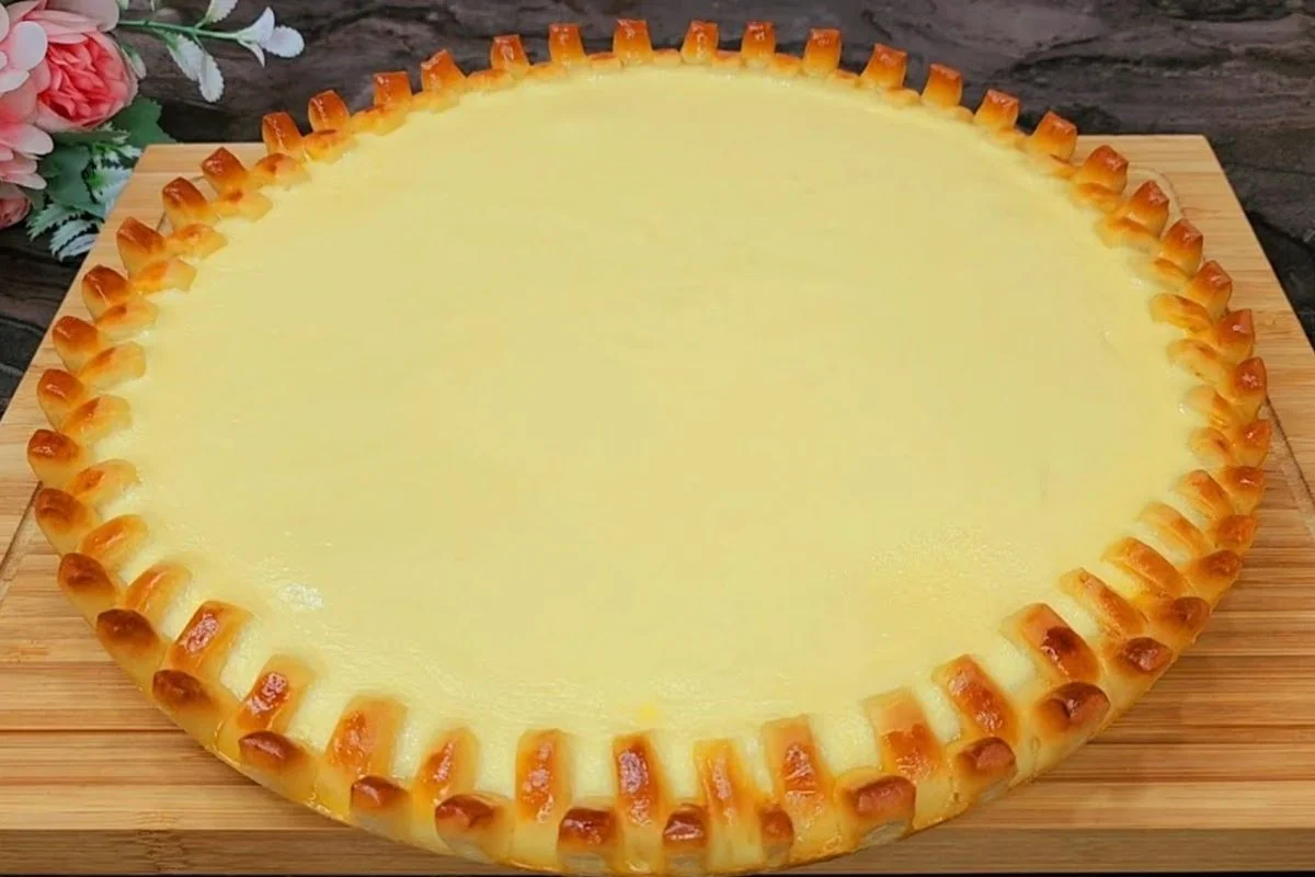 Die cremige Sahnetarte ist ein Rezept von meiner Oma: unvergleichlich