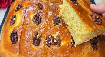 La torta alle noci è facilissima: tutti vogliono questa strana ricetta!