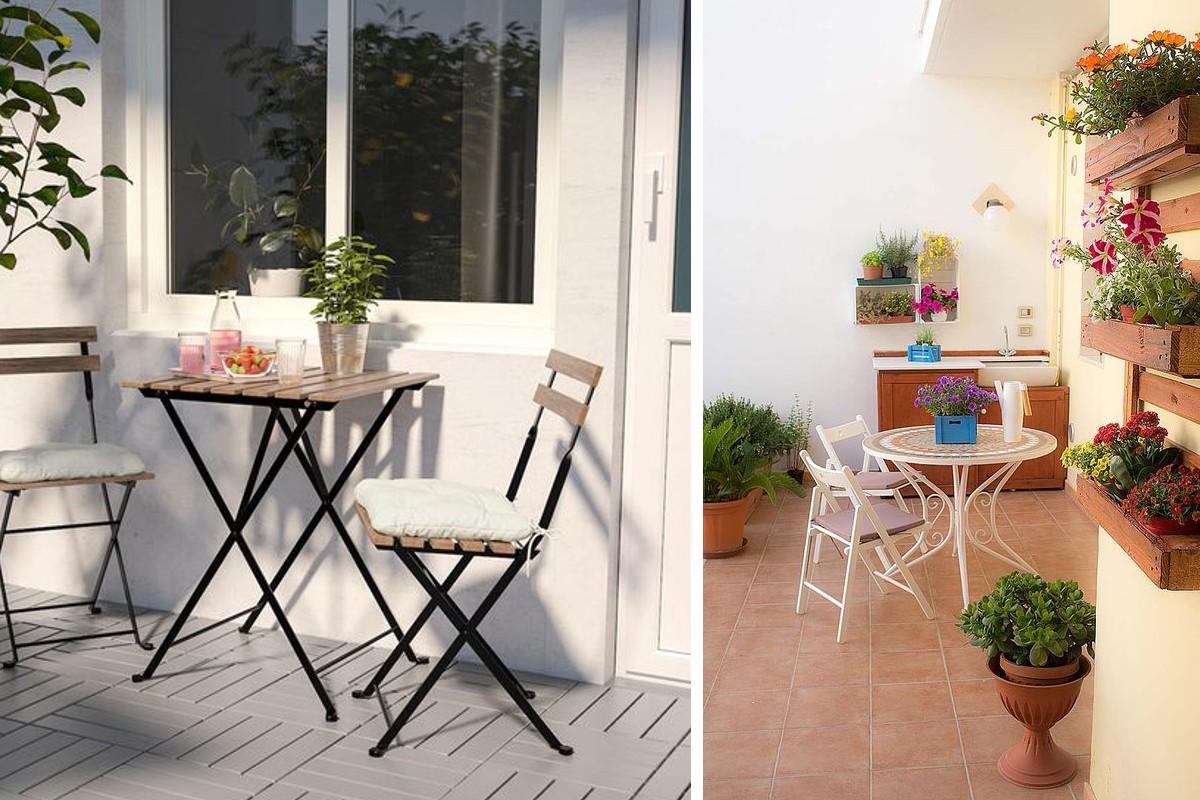 Come arredare il balcone: tante idee salva-spazio