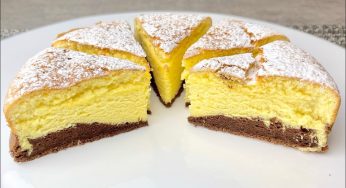 Torta magica con latte e cacao: è sofficissima. La prepari in 1 attimo