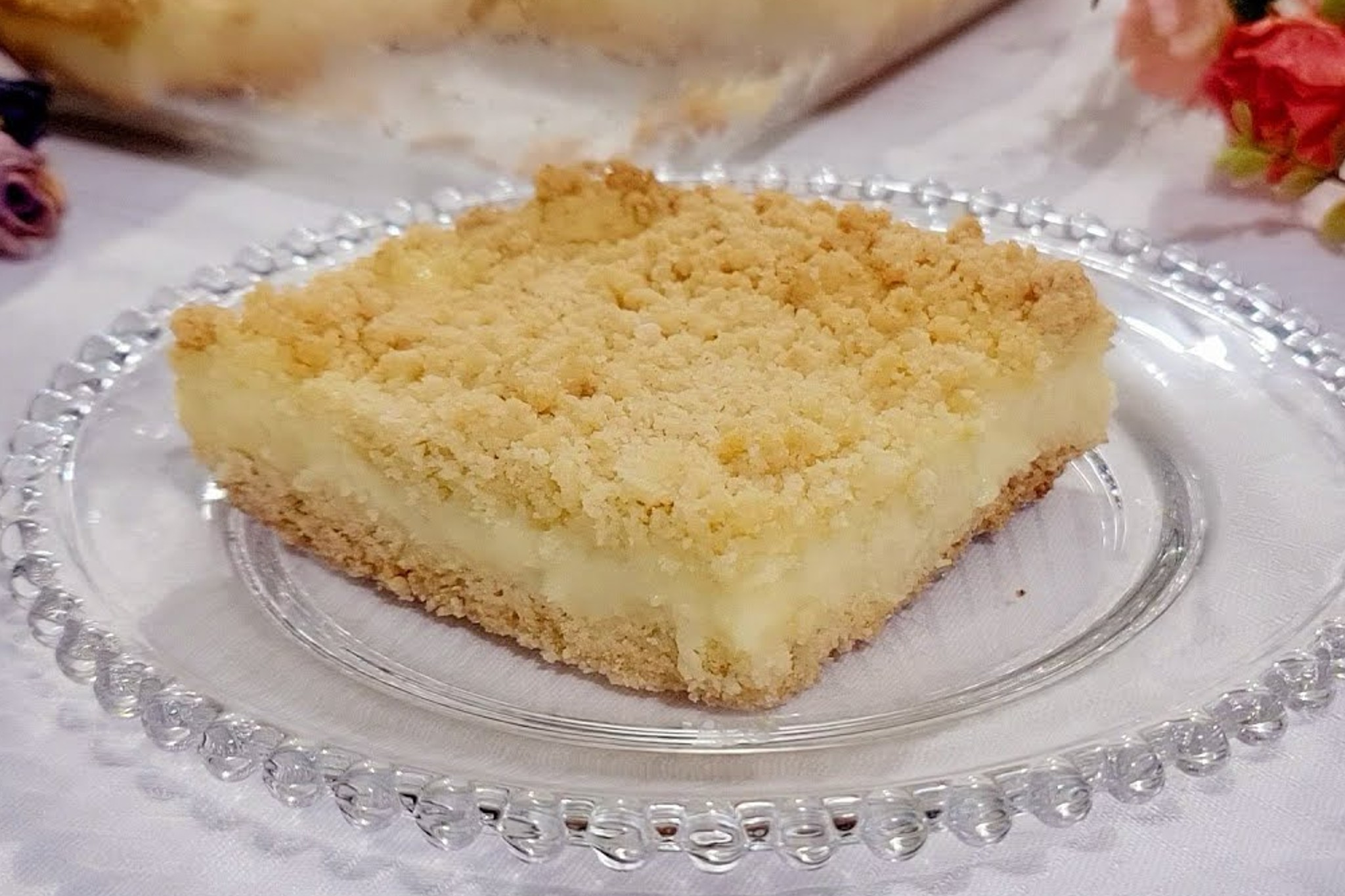 Crumble al latte: profuma di cocco e vaniglia ed è spettacolare