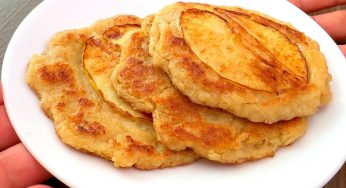 Pancake di mele senza ne uova ne farina: Così non li hai mai mangiati. Hanno 110 kcal