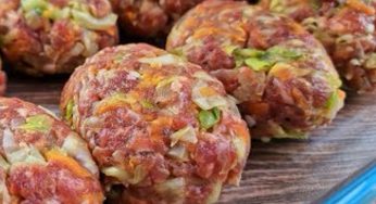 Polpette di carne e verdure: un esplosione di sapori!