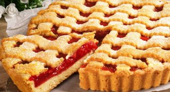 La crostata di fragole della nonna, uguale a quella dei cartoni animati