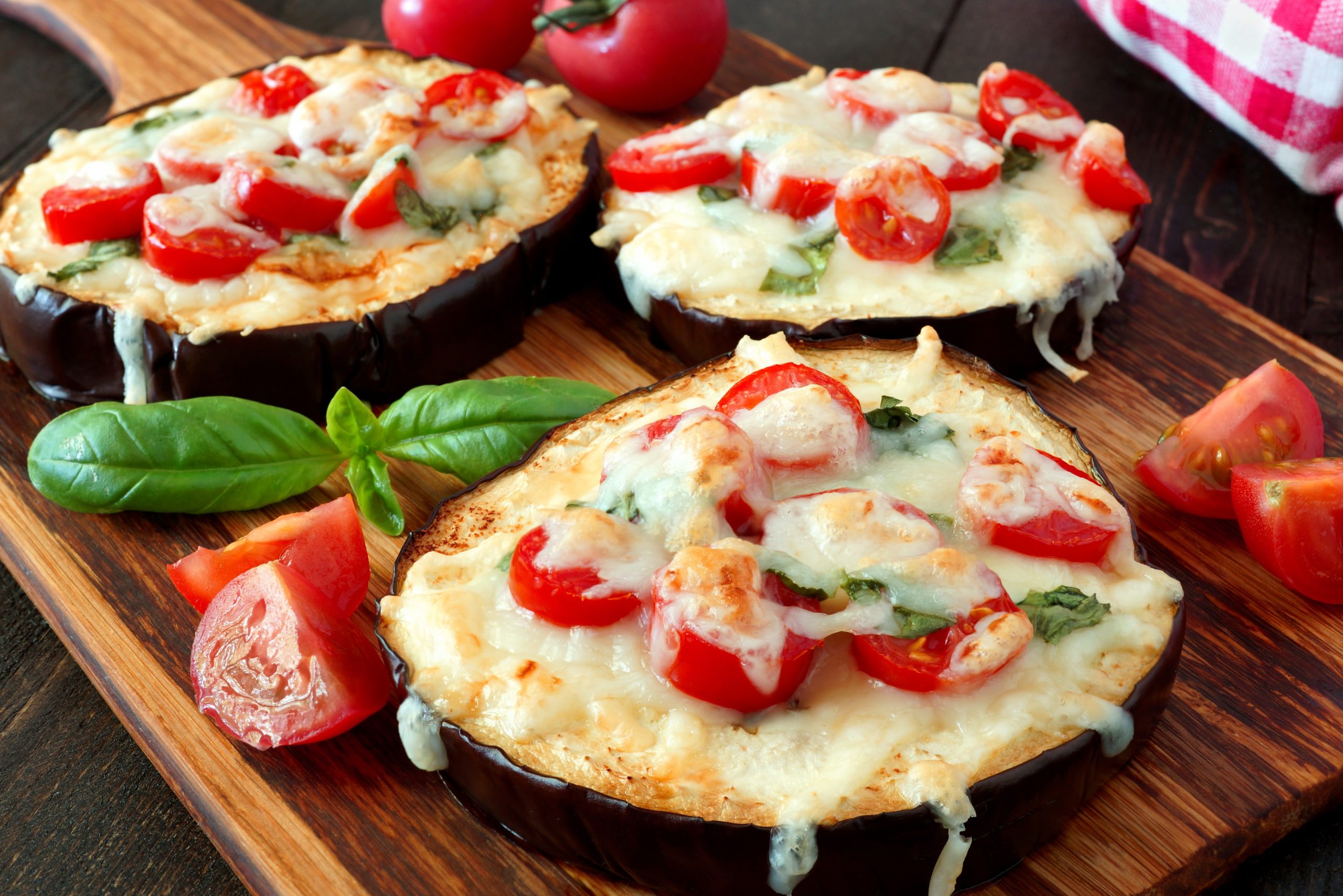 Pizzette di melanzane: sono buonissime! Con solo 50 kcal