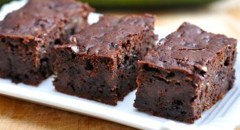 Brownies alla banana e cioccolato: senza farina, uova ne grassi. Hanno solo 80 kcal