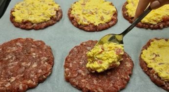 Hamburger ripieni con patate: una cena completa con sole 300 kcal