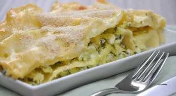 Lasagne di zucchine e fiocchi di latte: sono super leggere. Hanno 250 kcal