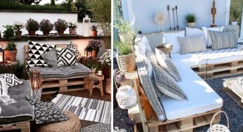 Arredare un terrazzo completamente con i pallet