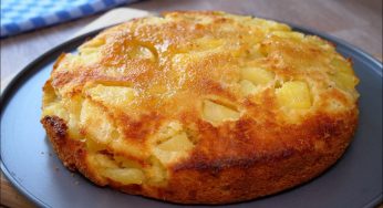 Torta di mele, ne bastano 3 e si prepara in 10 minuti!