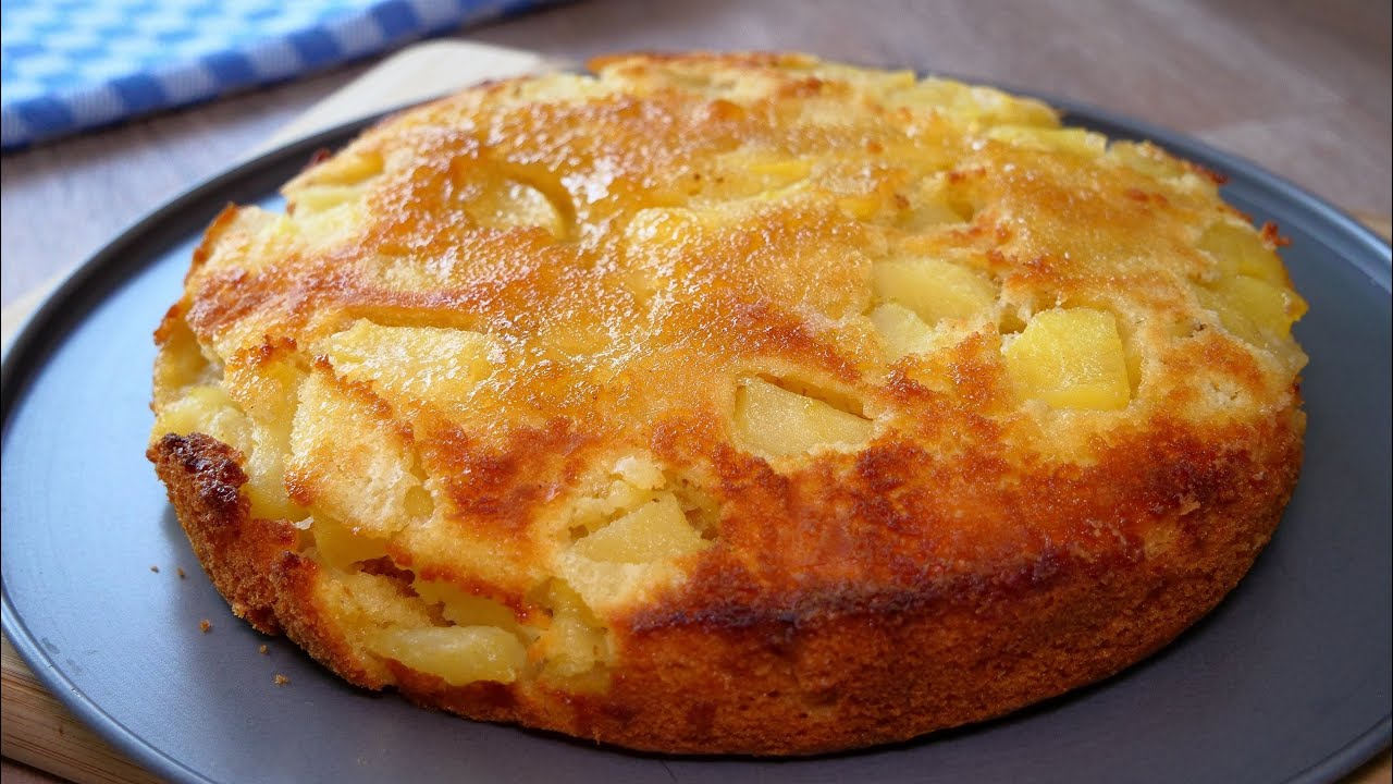 Torta di mele, ne bastano 3 e si prepara in 10 minuti!