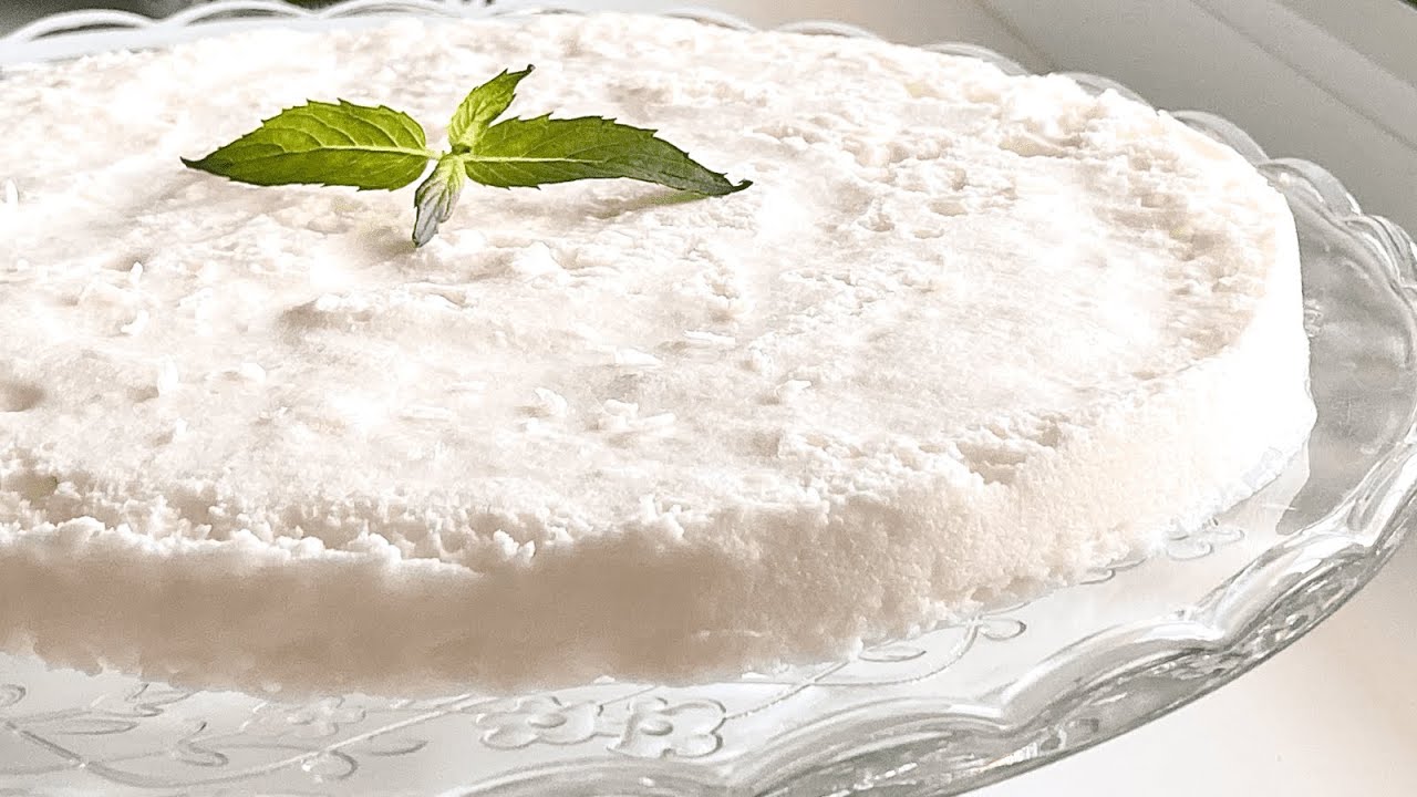 Torta al latte e cocco: l’impasto è favoloso! Ha solo 60 kcal