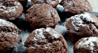 Muffin al cacao senza zucchero ne dolcificante! Solo 180 kcal