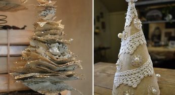 Alberi di Natale shabby chic, fai da te: facili da fare ed economici | Natale 2023