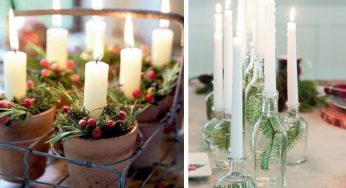 Candele Natalizie fai da te: io le decoro usando solo elementi naturali, bellissime anche da regalare!