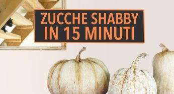 Zucche shabby chic: come decorarle step by step