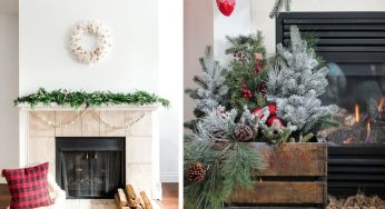 Decorare il camino per Natale: tante idee facili ed originali