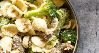 Orecchiette broccoli e salsiccia: un classico a modo mio!