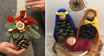 Riciclare pigne Natale: tante idee per decorare con il riciclo creativo