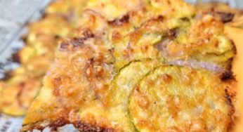 Schiacciata di zucchine: non devi friggere nulla. È saporita e croccante! Ha 215 kcal