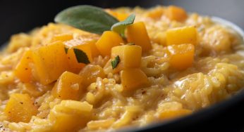 Risotto alla zucca light: senza panna ma super cremoso!