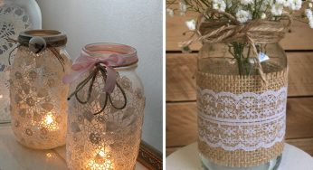 Barattoli di vetro shabby chic: tante idee di riciclo che diventano tendenza!