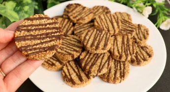 Preparo questi biscotti con 2 ingredienti e senza uova, farina e burro! Sono buonissimi!