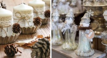 Natale Shabby chic 2023: tante decorazioni strepitose con il riciclo creativo