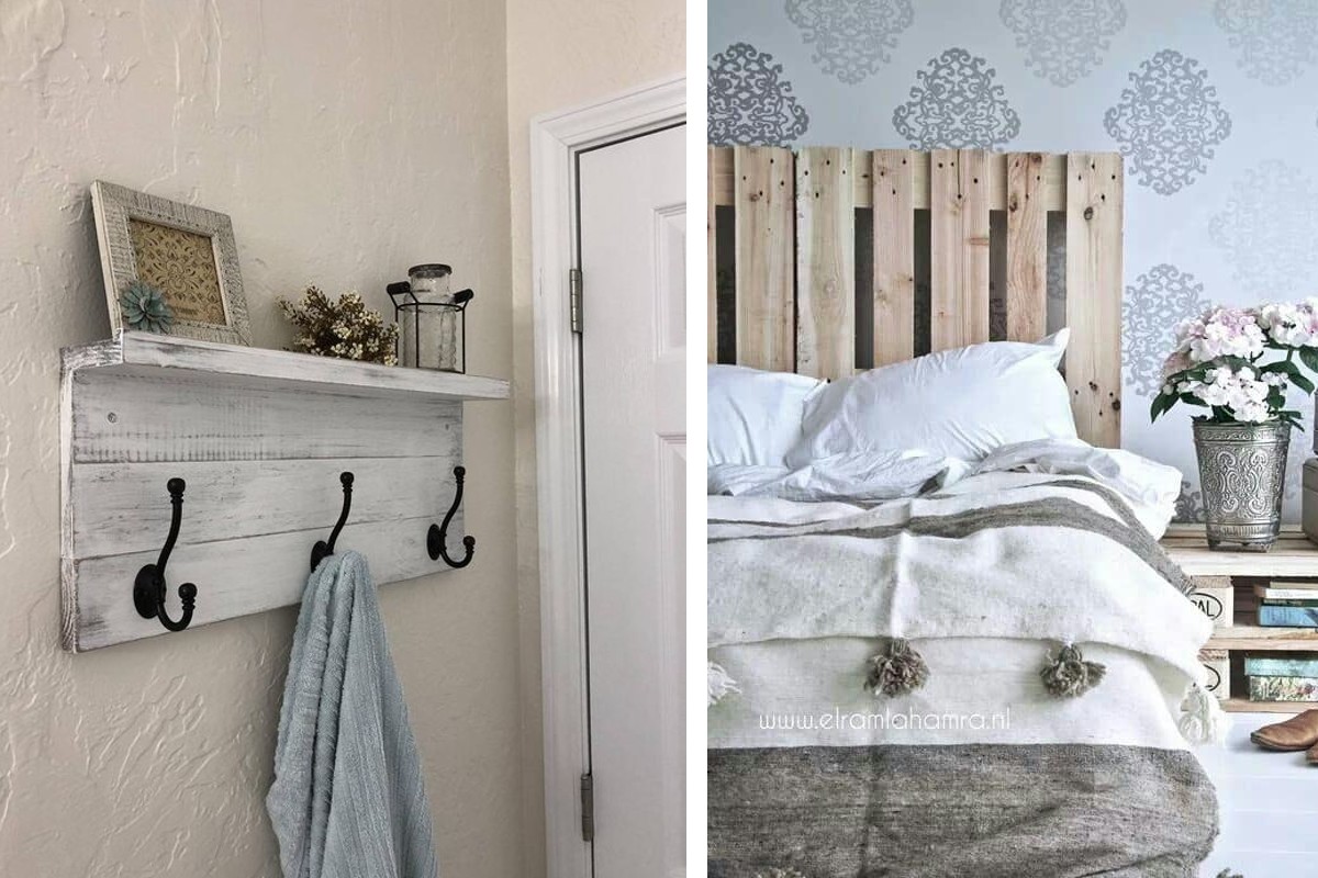 Riciclare pallet: arreda casa con lo stile shabby chic. È facile ed economico