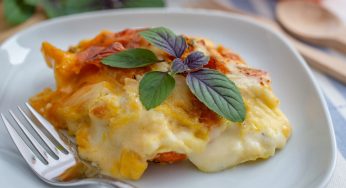 Parmigiana di zucca: è sfiziosa! Un primo piatto da 190 kcal