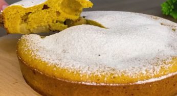 Torta charlotte: la preparo con la zucca e le mele. Finisce in una giornata. Ha 120 kcal