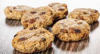 Biscotti integrali pronti in 10 minuti e con solo 65 kcal!