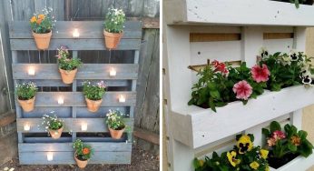 Realizza le tue fioriere con i pallet: sono facilissime da fare e originali!