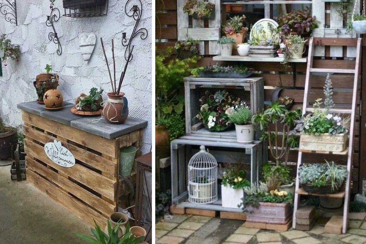 Giardino Shabby chic: tante idee per arredarlo riciclando di tutto!