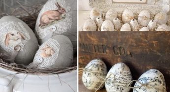 Decorazioni di Pasqua fai da te: crea le tue uova in stile shabby chic!