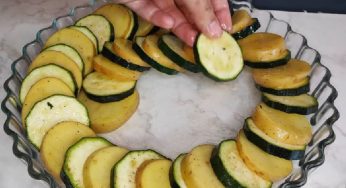 Con 4 patate e 2 Zucchine preparo la cena in 5 minuti. Ha 180 kcal