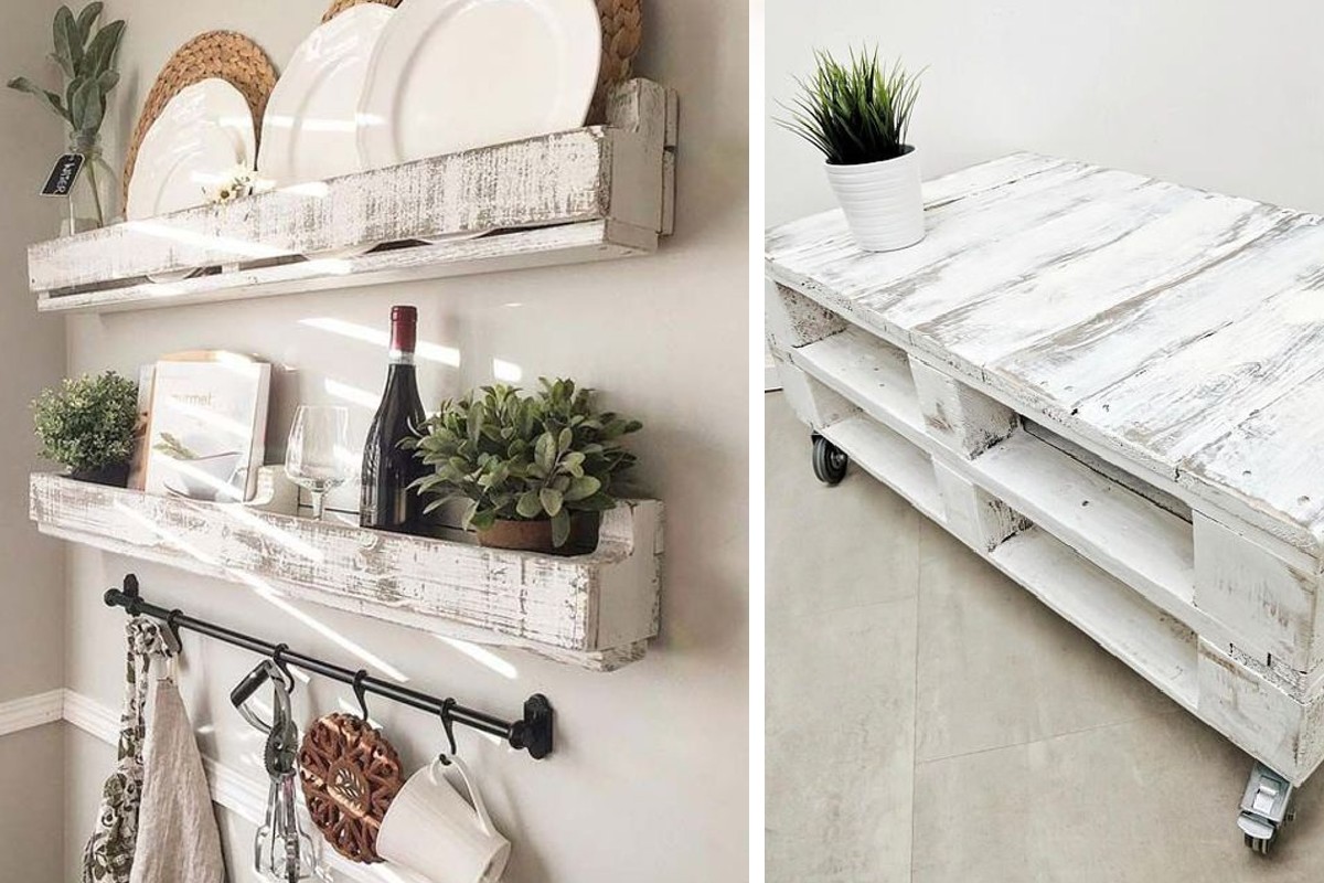 Riciclo pallet: tante idee per realizzare complementi d’arredo in stile Shabby Chic