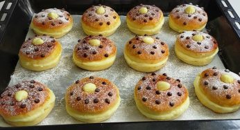 Bombe sofficissime al forno, ripiene di crema come le faceva la mia nonna sono pazzesche!