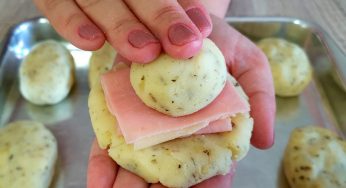 Le preparo con le patate, prosciutto e formaggio e non friggo nulla!