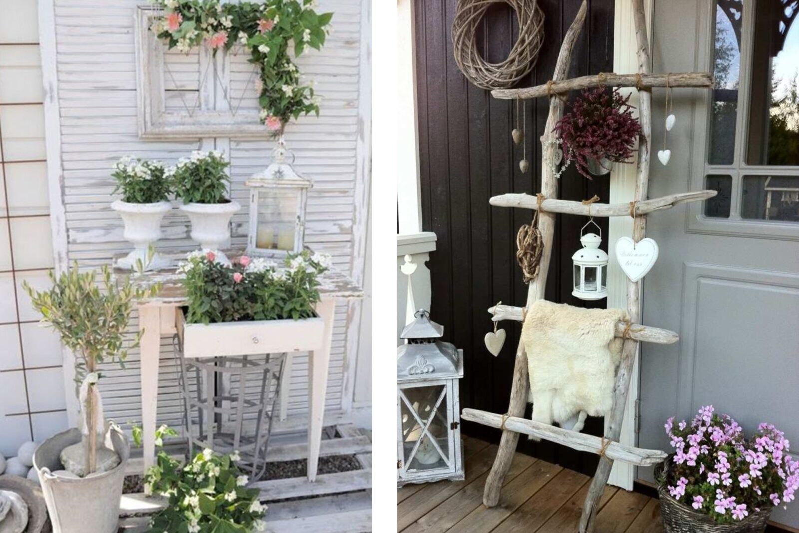 Giardino shabby chic: tante idee eleganti ed economiche